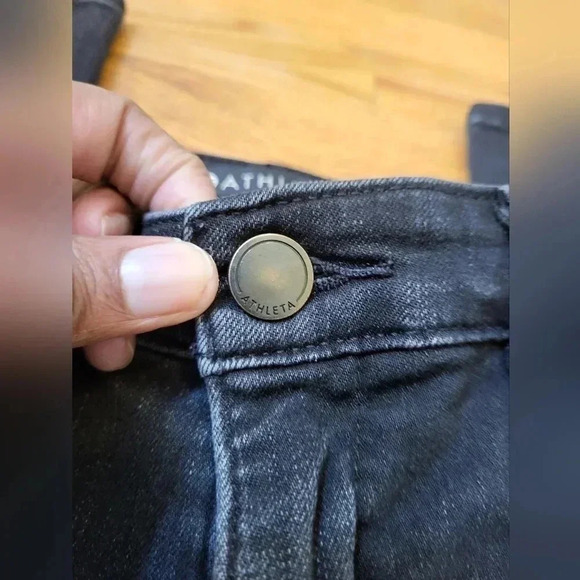 Athleta Sculptex Skinny Carbon Cotton Blend Slimming Sculpting Mid Rise Jeans(6) - Picture 8 of 13